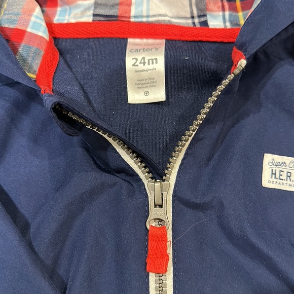 Carter’s Navy Blue Windbreaker - Picture 3 of 3